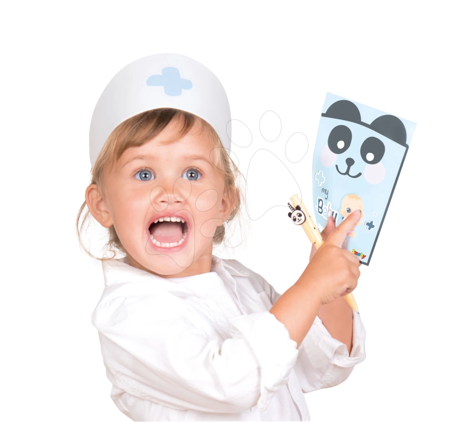 Set Arzttheke Baby Care Center Smoby Mit Einer Bank Zum Malen Mit Malbüchern – Bild 11