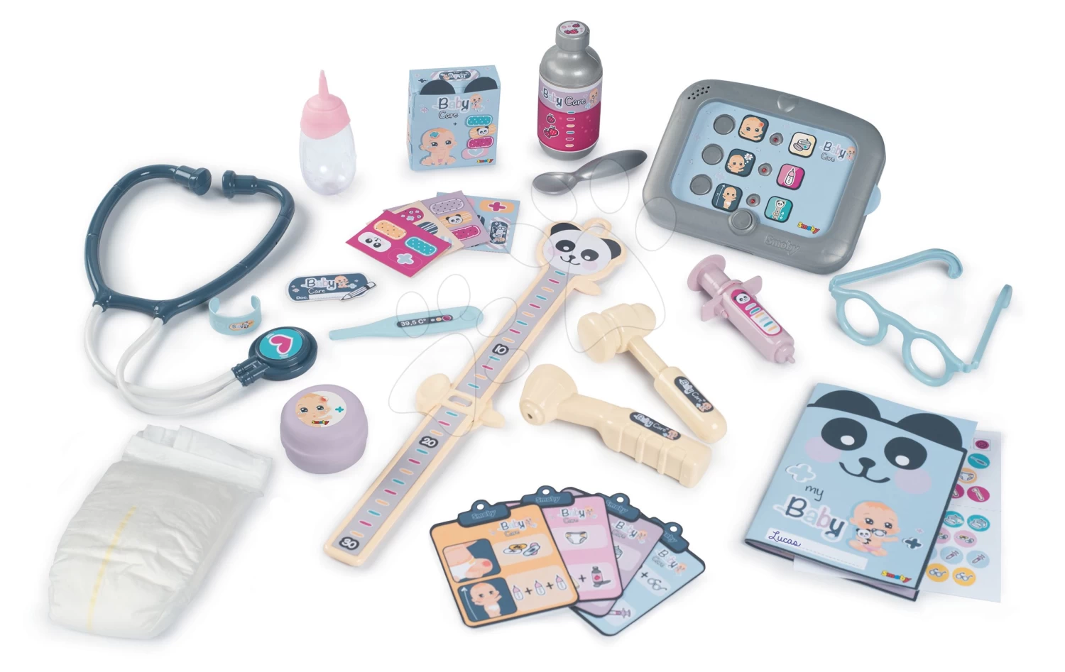 Set Arzttheke Baby Care Center Smoby Mit Sportwagen â Bild 7