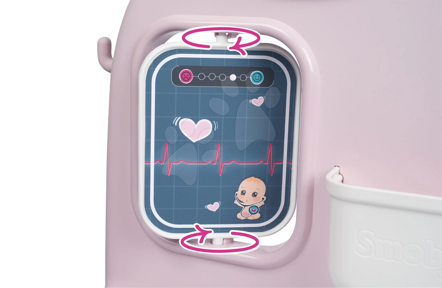 Set Arzttheke Baby Care Center Smoby Mit Kinderwagen Violetta â Bild 18