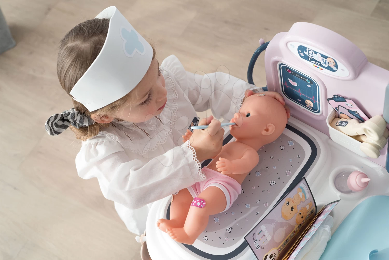 Set Arzttheke Baby Care Center Smoby Mit Sportwagen â Bild 20