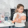 Set Arzttheke Baby Care Center Smoby Mit Einer Bank Zum Malen Mit Malbüchern