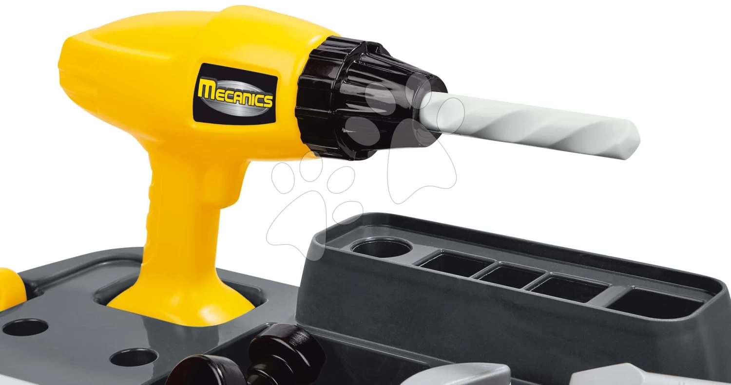 Abschleppwagen Werkstatt Mecanics Trolley Ecoiffier Mit Arbeitswerkzeug 19 Teile Ab 18 Monaten ECO2419 â Bild 4