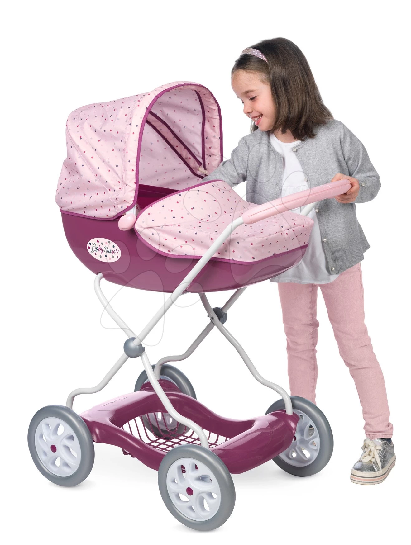 Set Arzttheke Baby Care Center Smoby Mit Kinderwagen Violetta â Bild 4