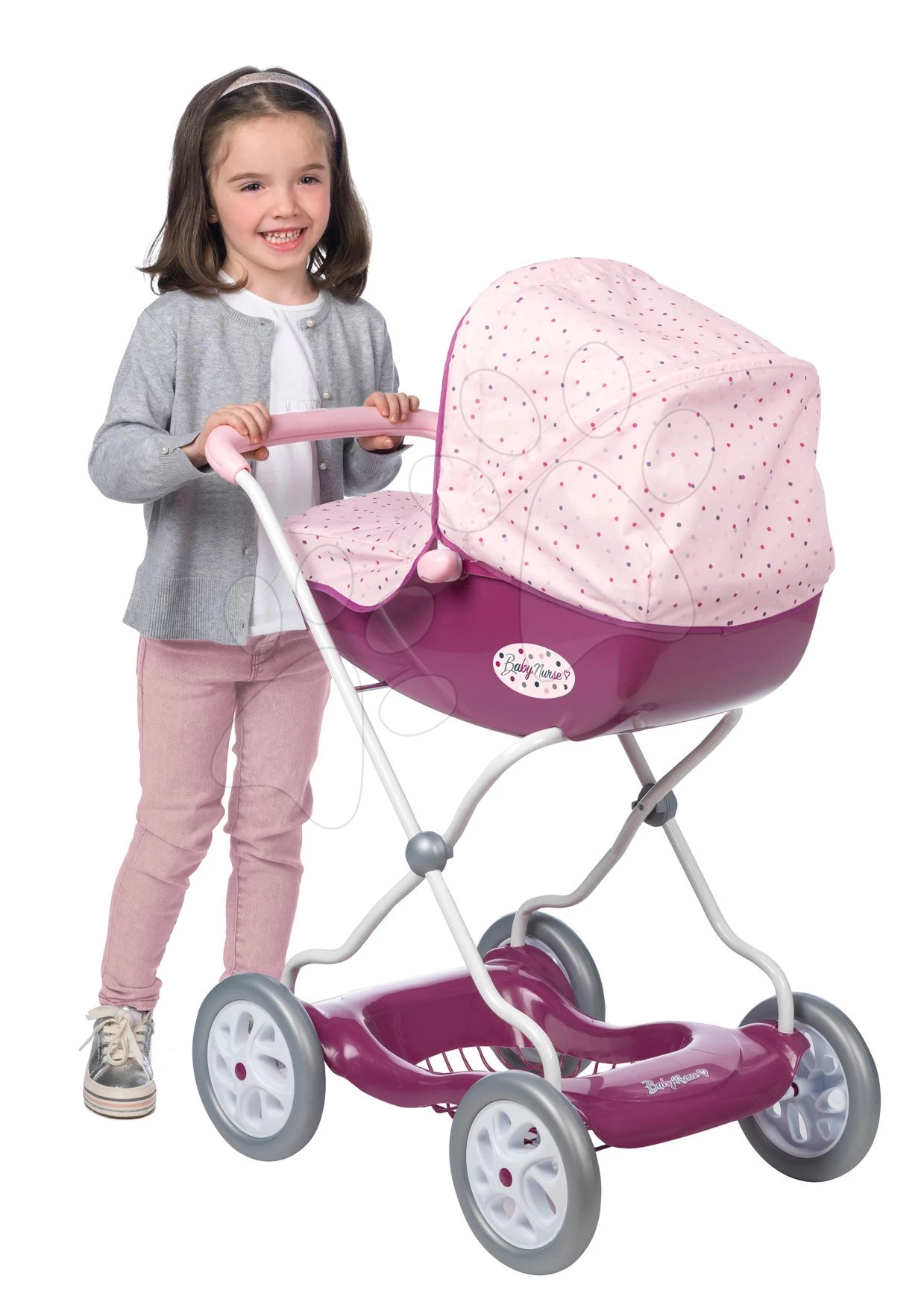 Set Arzttheke Baby Care Center Smoby Mit Kinderwagen Violetta â Bild 5