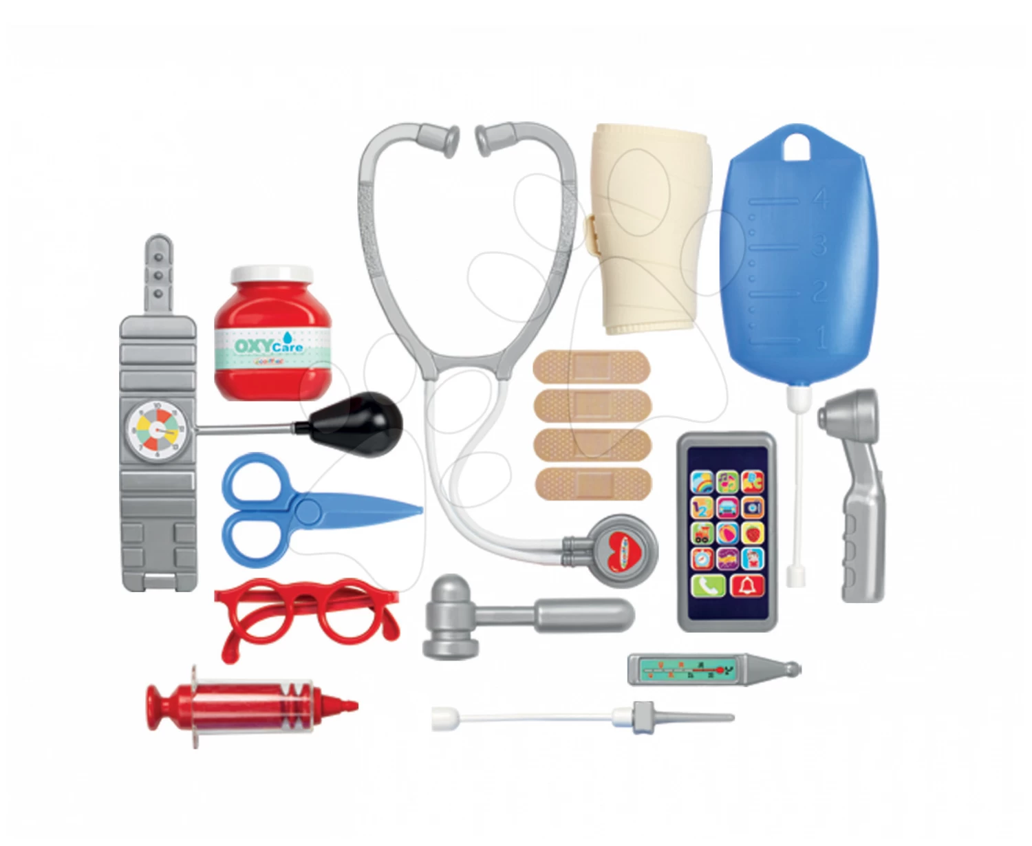 ECOIFFIER Medizinische Aktentasche Écoiffier Mit 17 Zubehörtelen Ab 18 Monaten