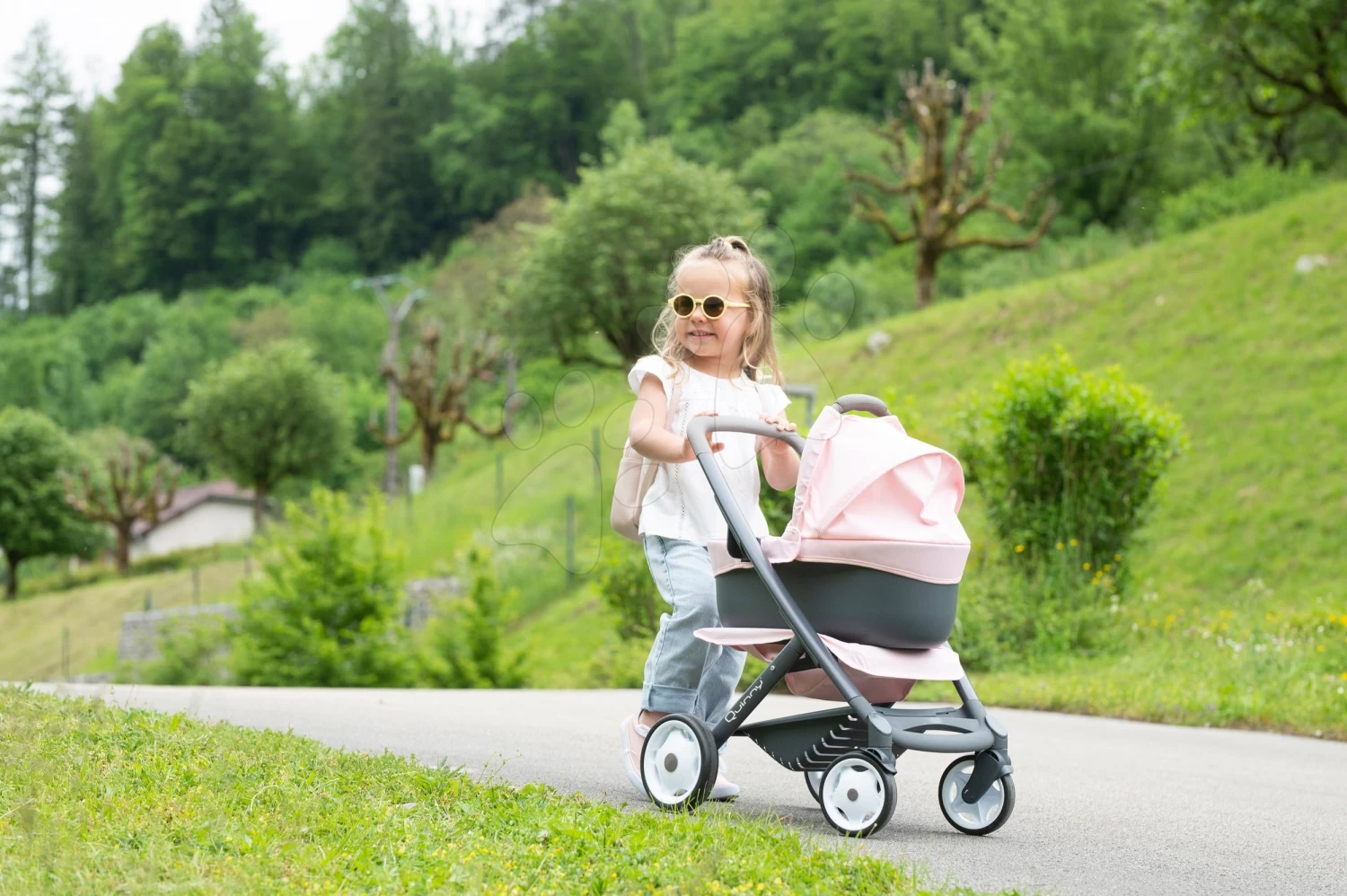 Set Arzttheke Baby Care Center Smoby Mit Kinderwagen, Dreierkombination Und Esszimmerstuhl Mit Schaukel Und Autositz Maxi Cosi â Bild 2