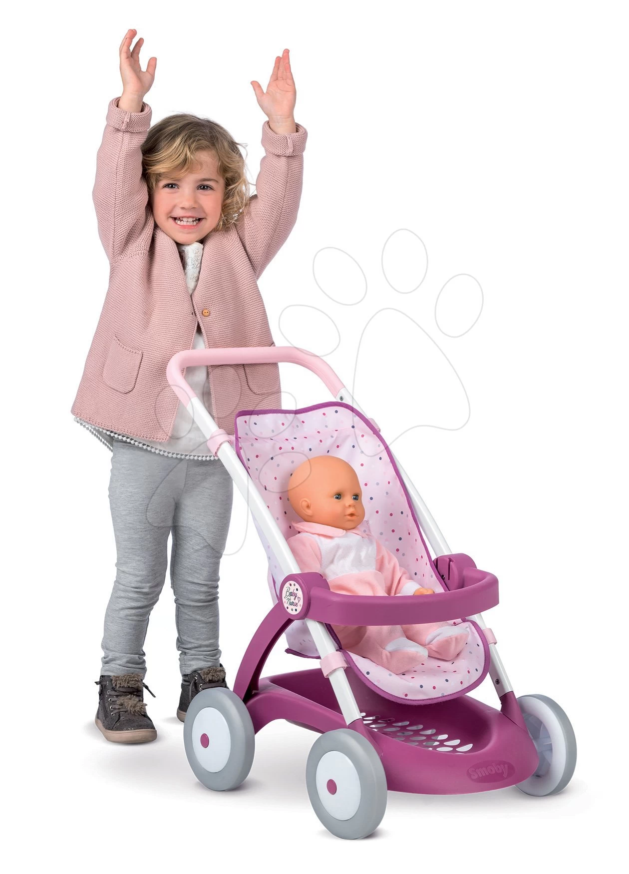 Set Arzttheke Baby Care Center Smoby Mit Sportwagen â Bild 5