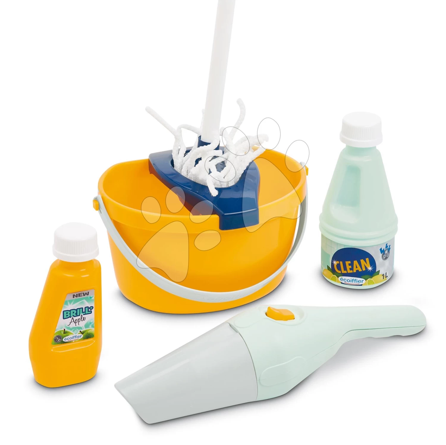 ECOIFFIER Reinigungsset Clean Home Écoiffier Wagen Mit Staubsauger Und Bügelbrett Mit Bügeleisen Ab 3 Jahren – Bild 11