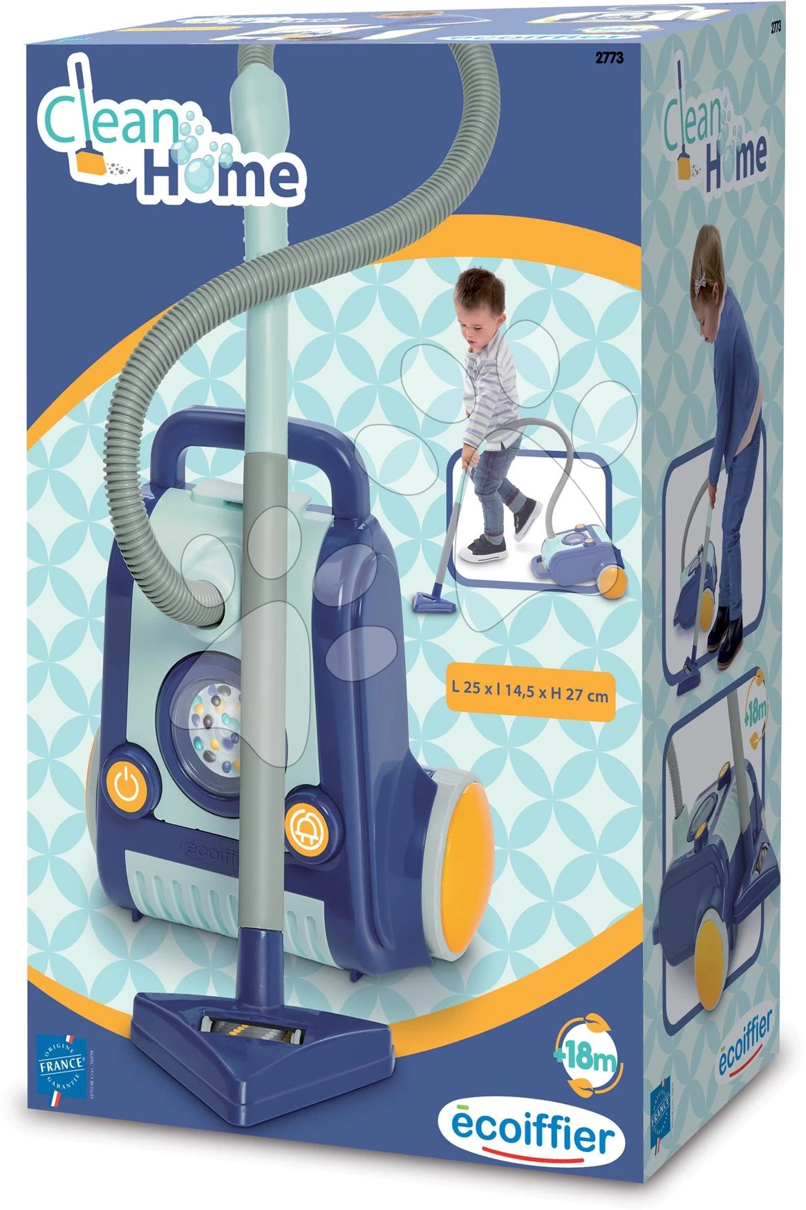 ECOIFFIER Staubsauger Clean Home Vacuum Cleaner Écoiffier Mechanisch Ab 18 Monaten ECO2773 – Bild 4