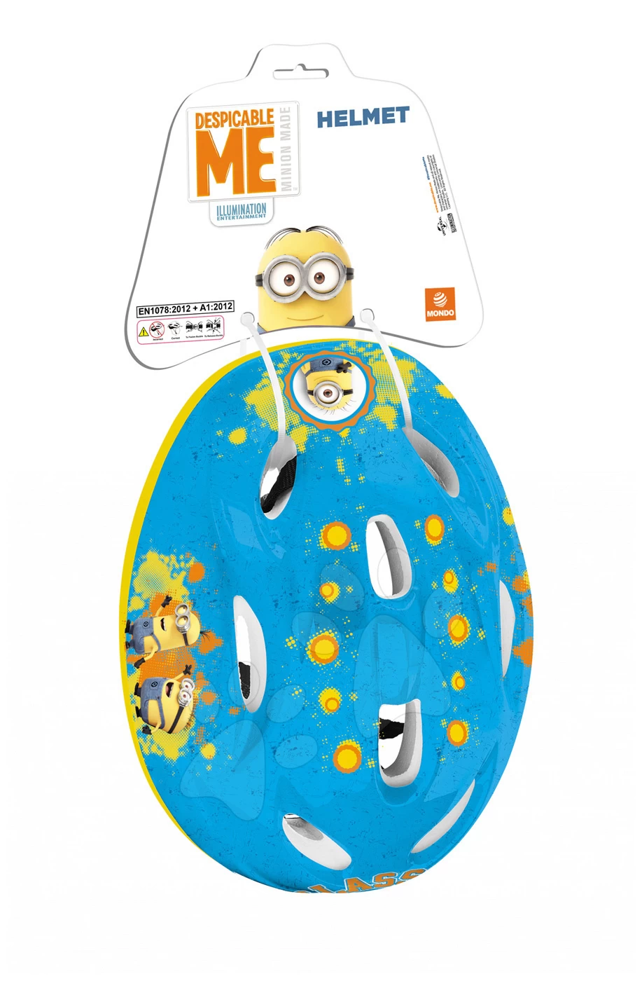 Helm Mimoni Mondo Grösse 52-56 Weiss-gelb – Bild 5