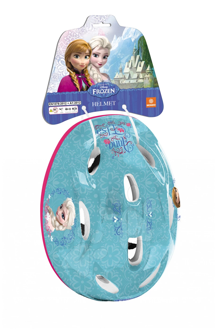 Helm Frozen Mondo Größe 52-56 Türkis-pink