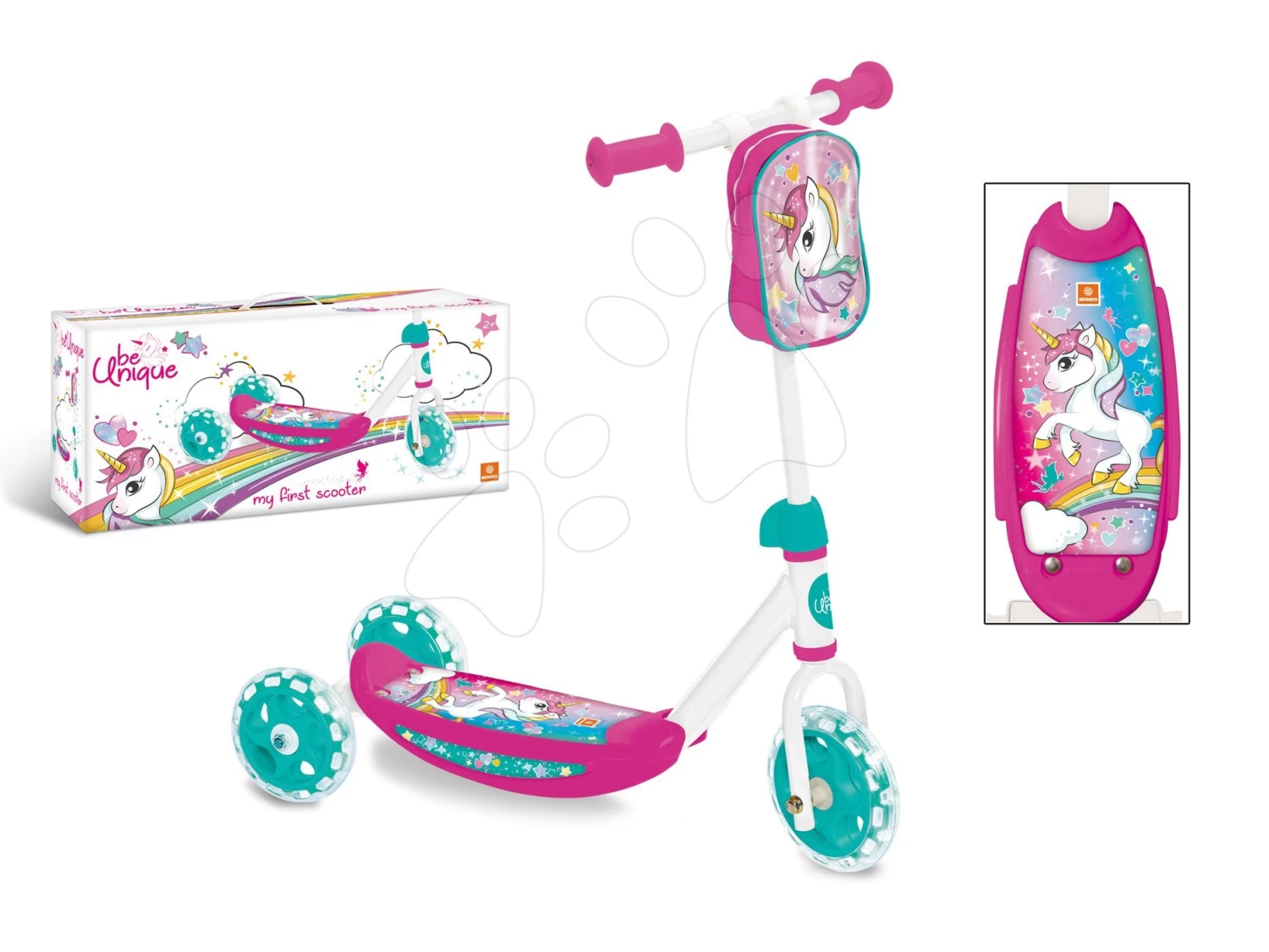 Roller 3 Räder Einhorn Mondo Mit Der Tasche – Bild 3