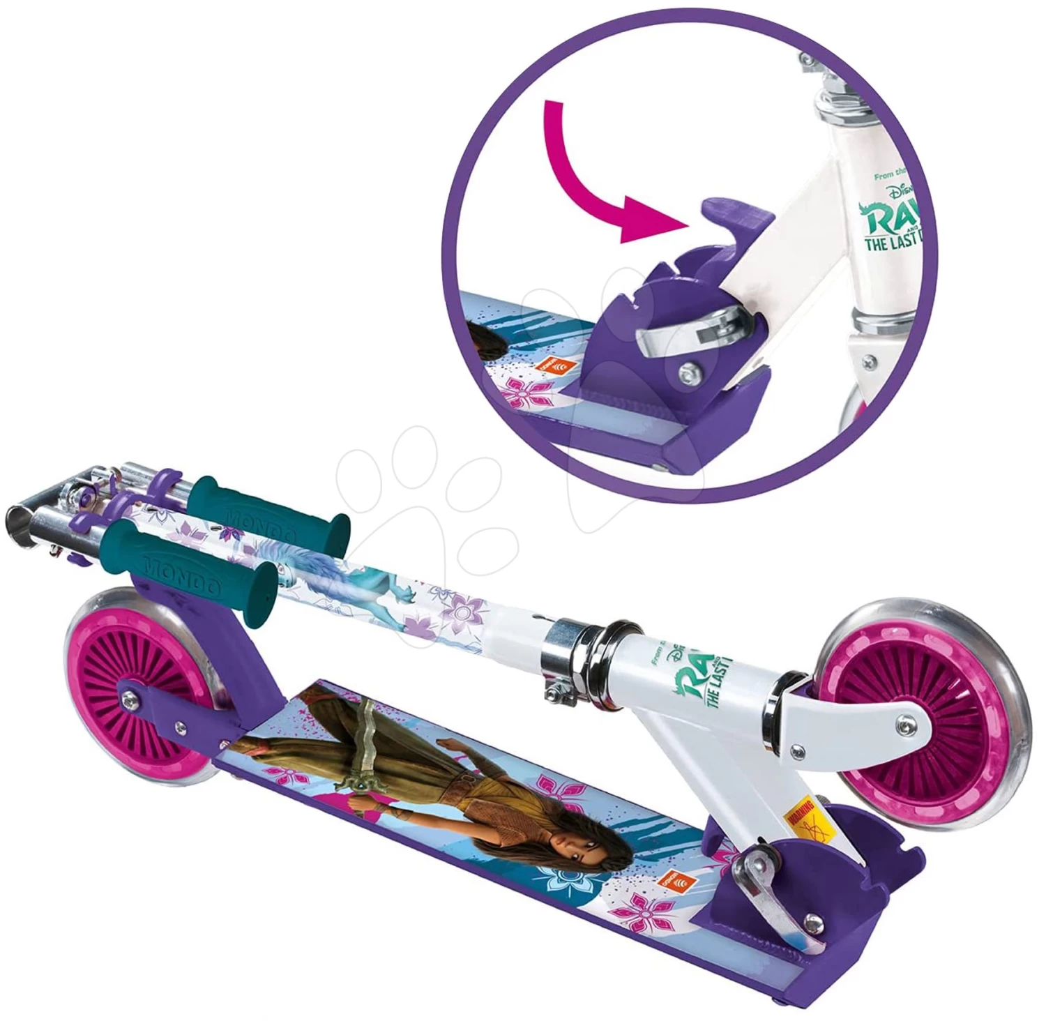 Roller Raya&The Last Dragon Mondo AL, PVS Räder 120 Mm, ABEC 5 – Bild 3