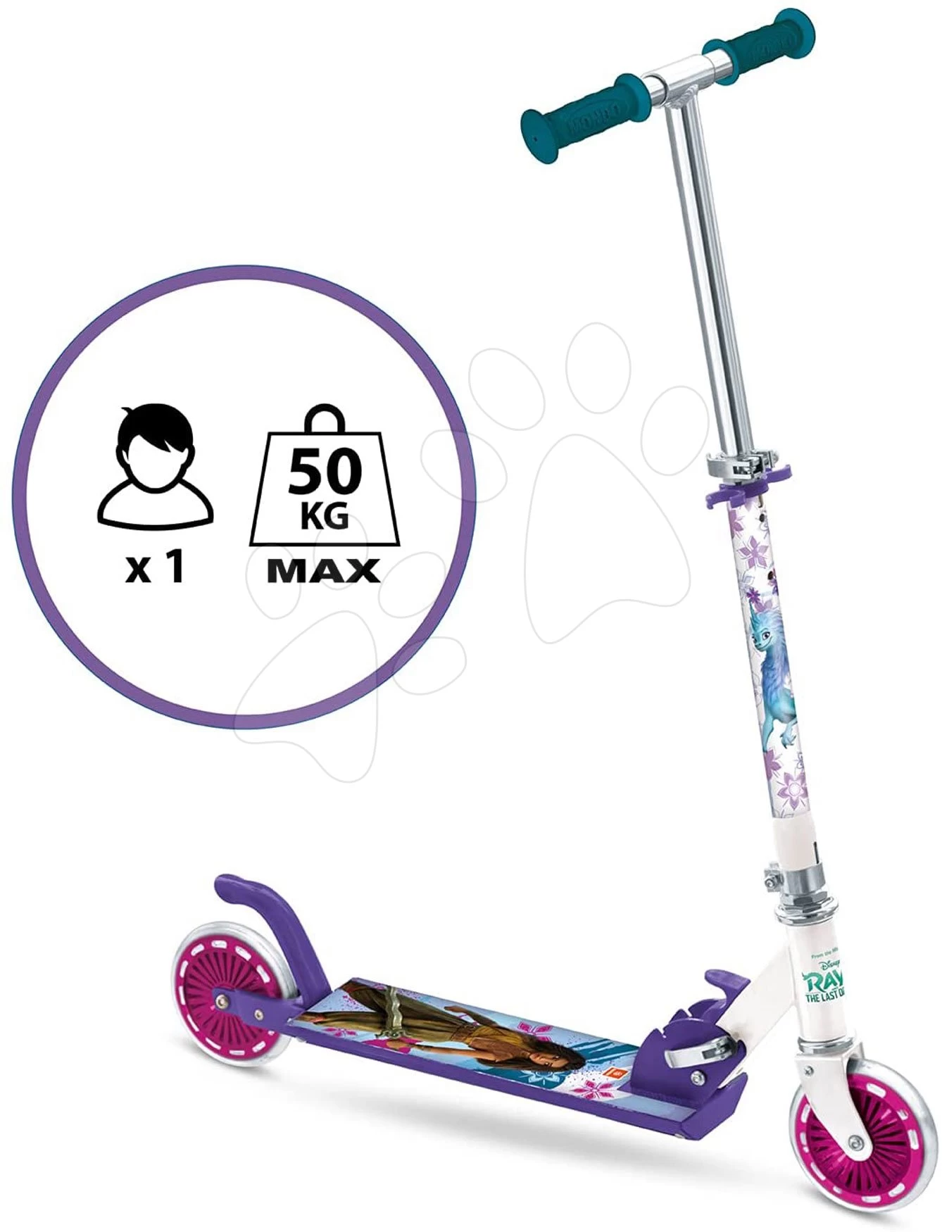 Roller Raya&The Last Dragon Mondo AL, PVS Räder 120 Mm, ABEC 5 – Bild 4