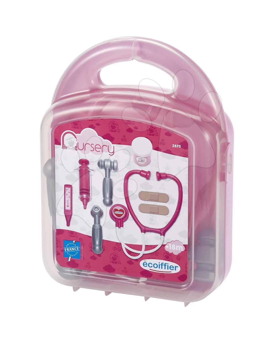 ECOIFFIER Medizinisches Köfferchen Für Die Puppen Écoiffier Mit Zubehör Rosa Ab 16 Monaten