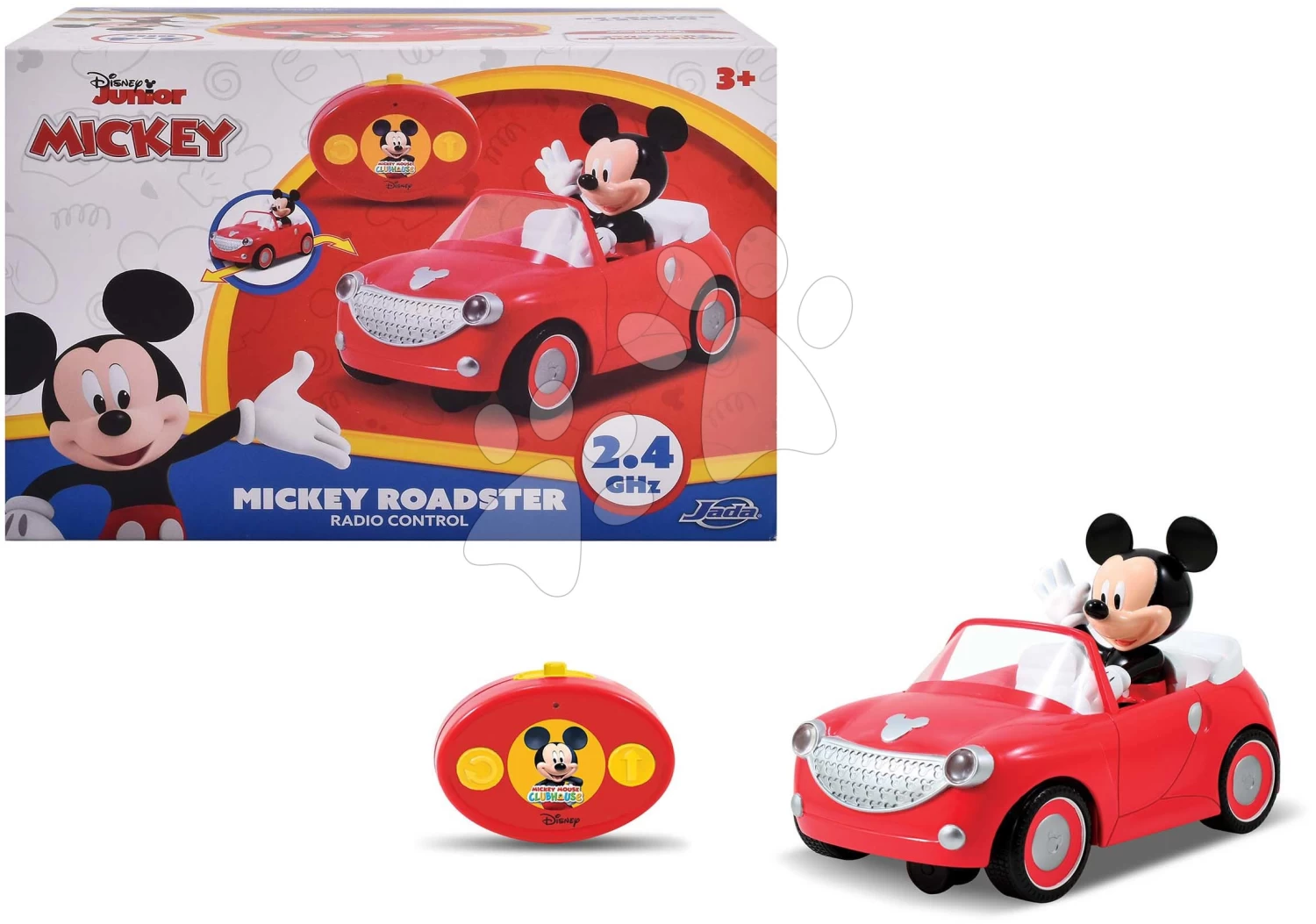 RC Mickie Roadster Jada Ferngesteuertes Auto Rot Länge 19 Cm Ab 3 Jahren J3074000 – Bild 10