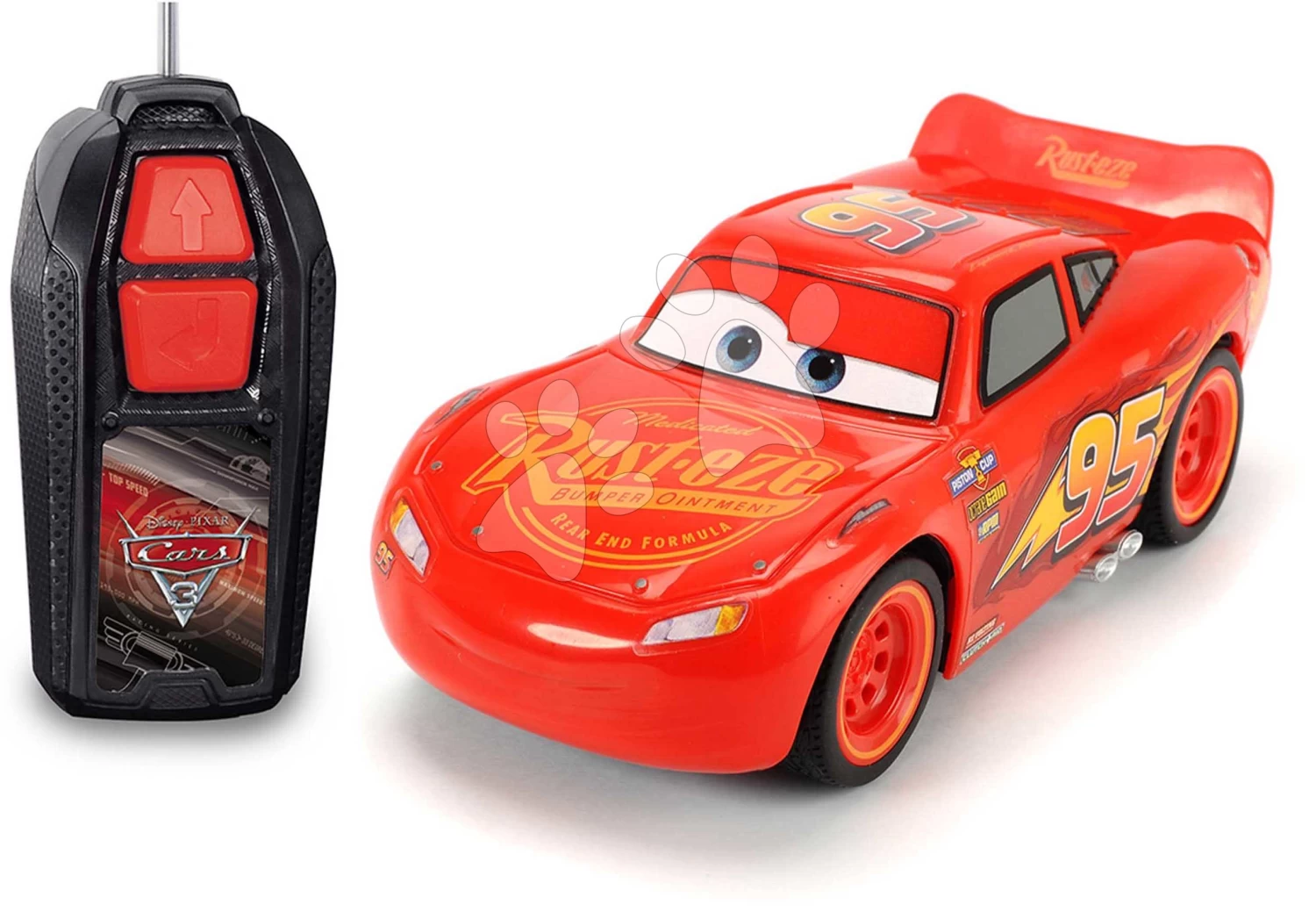 Autíčko Na Diaľkové Ovládanie Cars 3 Lightning McQueen Jada červené Dĺžka 14 Cm J3081000 – Bild 4