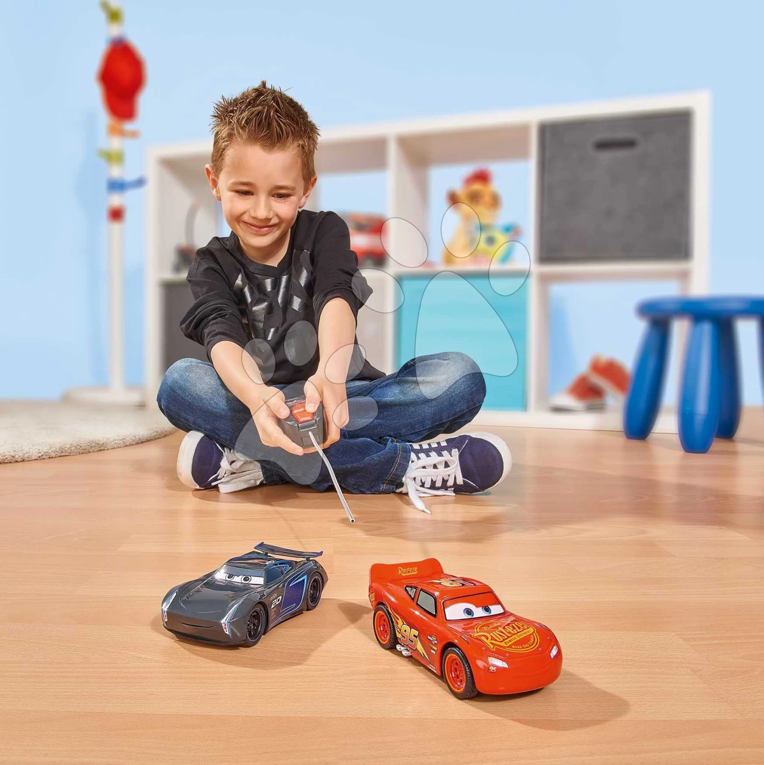 Autíčko Na Diaľkové Ovládanie Cars 3 Lightning McQueen Jada červené Dĺžka 14 Cm J3081000 – Bild 2