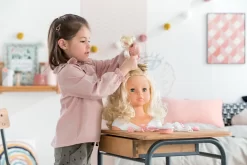 Friseurkämmkopf Hairdressing Head Corolle Mit Schön Duftenden Härchen Und 20 Ergänzungen Ab 3 Jahren