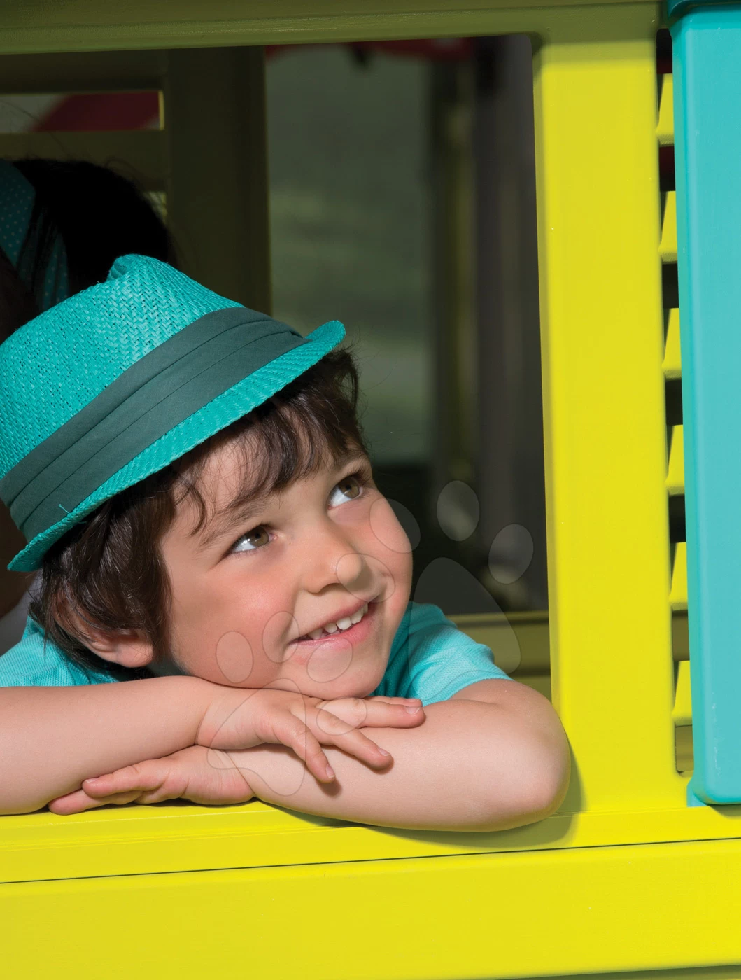 Rutschenset Smoby Toboggan XS Länge 90 Cm Und Haus Pretty Blue Ab 24 Monaten – Bild 4