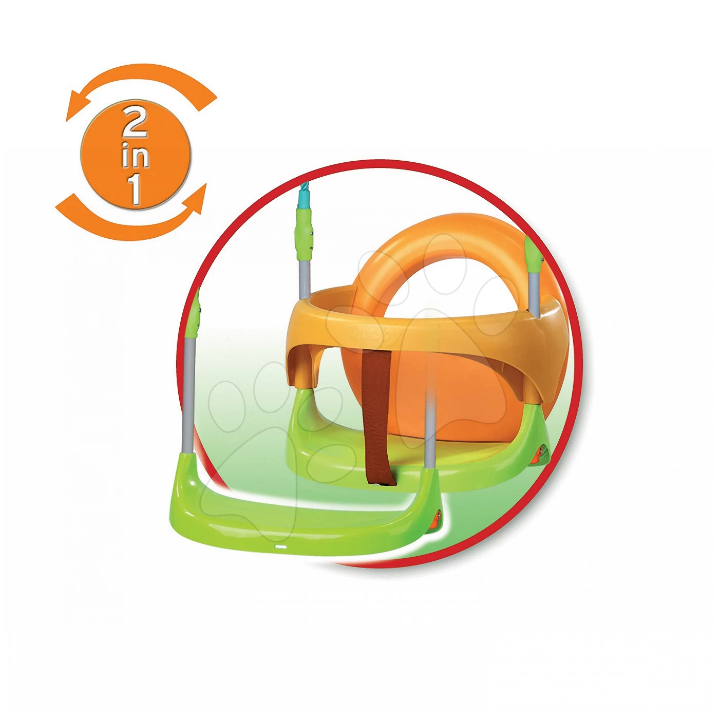 Rutschenset Toboggan KS Smoby Länge 150 Cm Und Eine Schaukel Mit Metallkonstruktion Ab 24 Monaten – Bild 7