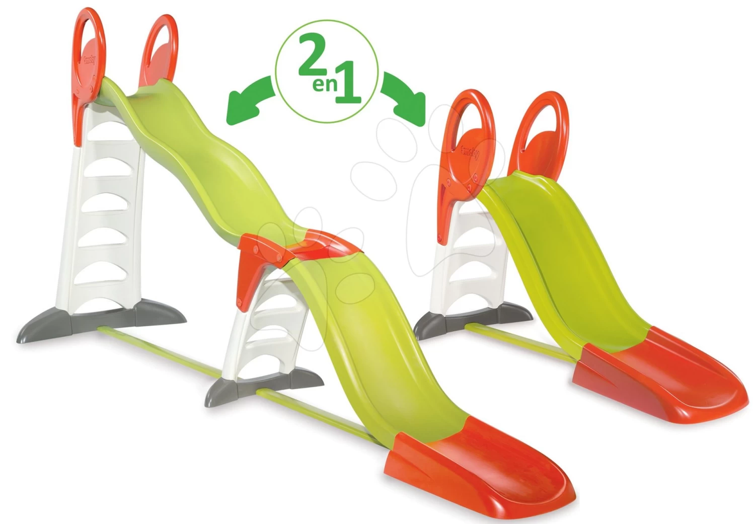 Set Rutsche Toboggan Super Megagliss 2in1 Smoby Länge 3,75 / 1,5 M Und Picknicktisch Mit Zwei Stühlen KidChair Ab 24 Monaten – Bild 13
