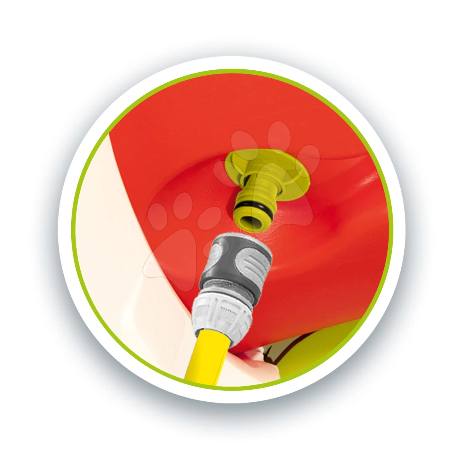 Set 2 Mittlere Rutschen, Toboggan Stück Smoby 150 Cm Mit Springbrunnen Rot Und Türkis Ab 2 Jahren – Bild 9