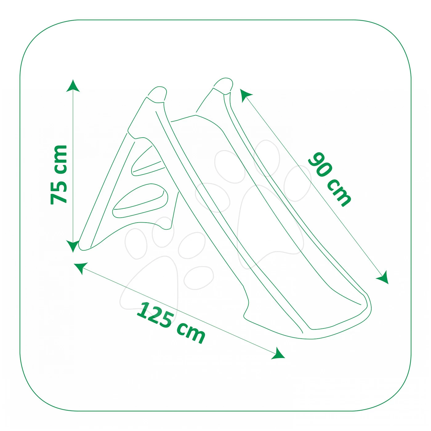 Set Rutsche Toboggan XS Grün Smoby Und Lauflernhilfe Und Kinderwagen Und Anhänger Buggy 3in1 – Bild 13