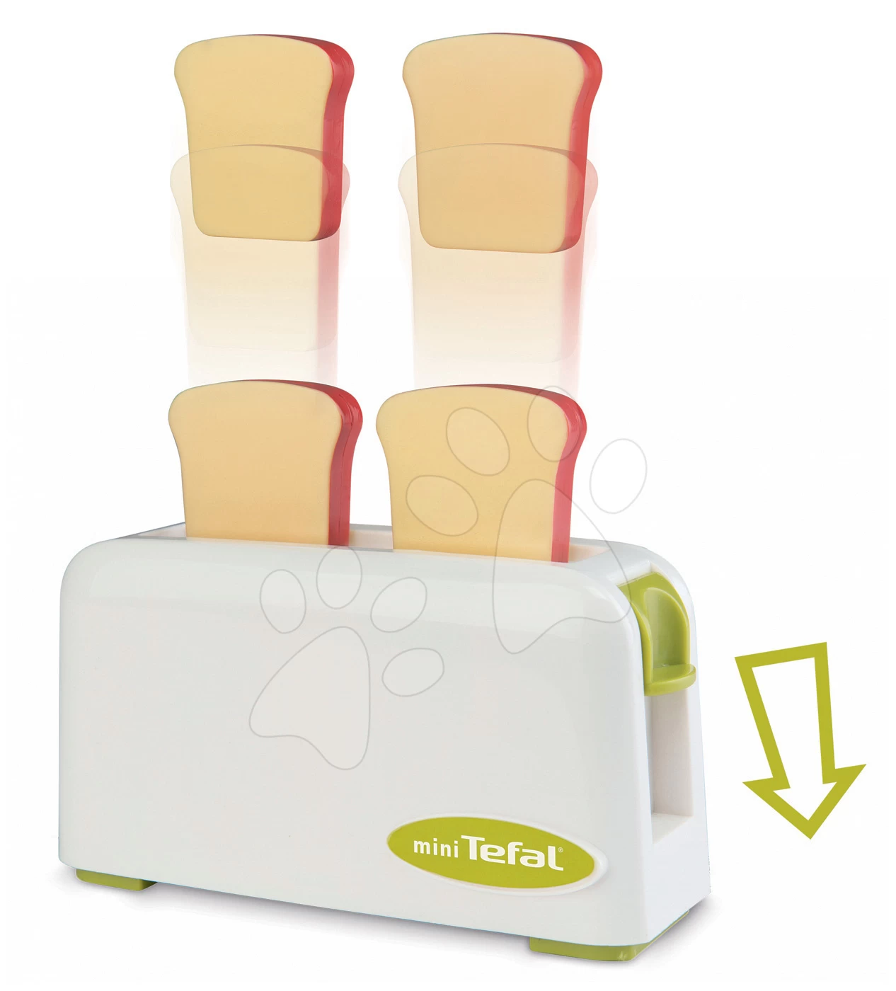 Set Bäckerei Mit Kuchen Baguette & Croissant Bakery Smoby Mit Elektronischer Registrierkasse Und Toaster Und Waffeleisen Mit Mixer Kaffeemaschine Und Waffeln – Bild 6