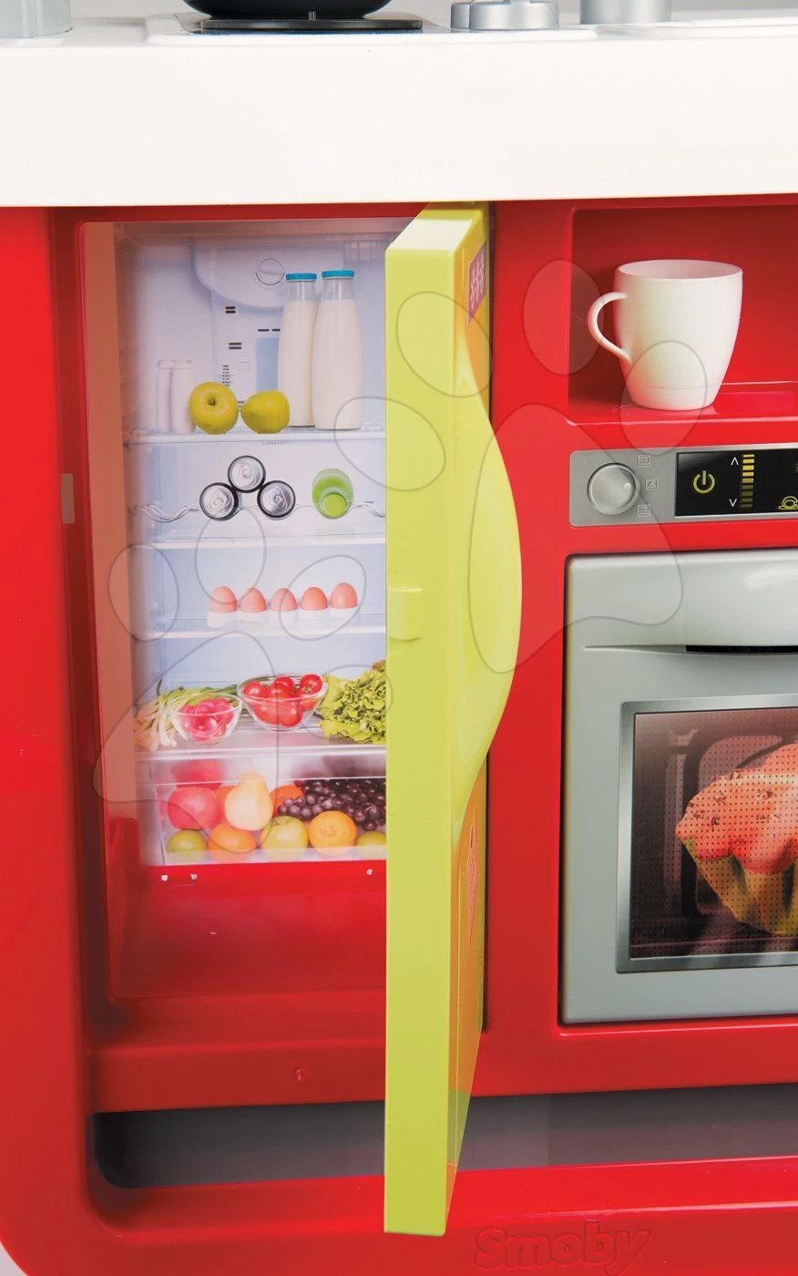 Set Laden Maxi Market Smoby Mit Elektronischer Registrierkasse Und Wagen Und Cherry Special Küche Mit Sounds – Bild 20