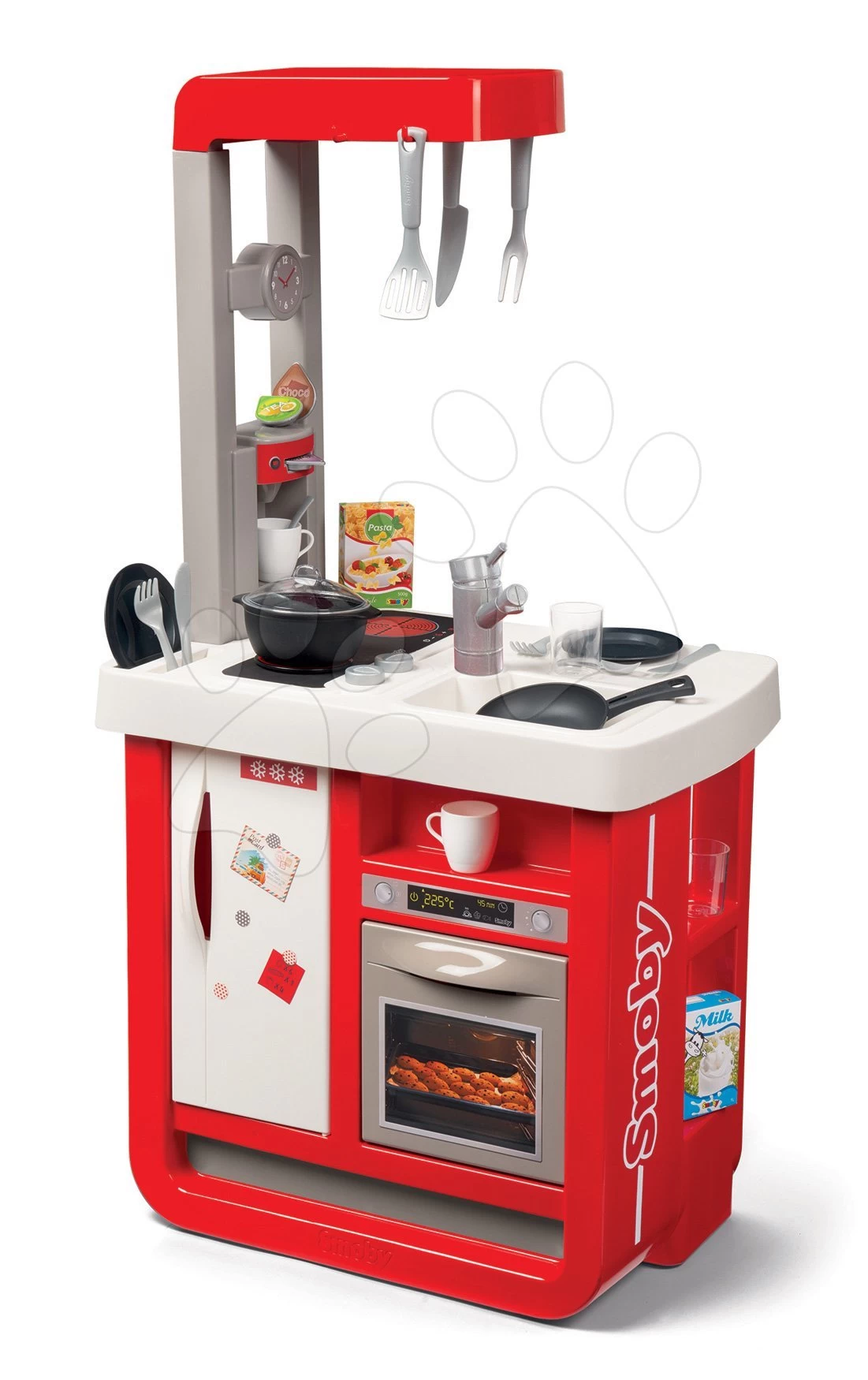 Set Laden Supermarket Smoby Mit Elektronischer Registrierkasse Und Bon Appetit Küche Mit Kaffeemaschine – Bild 16