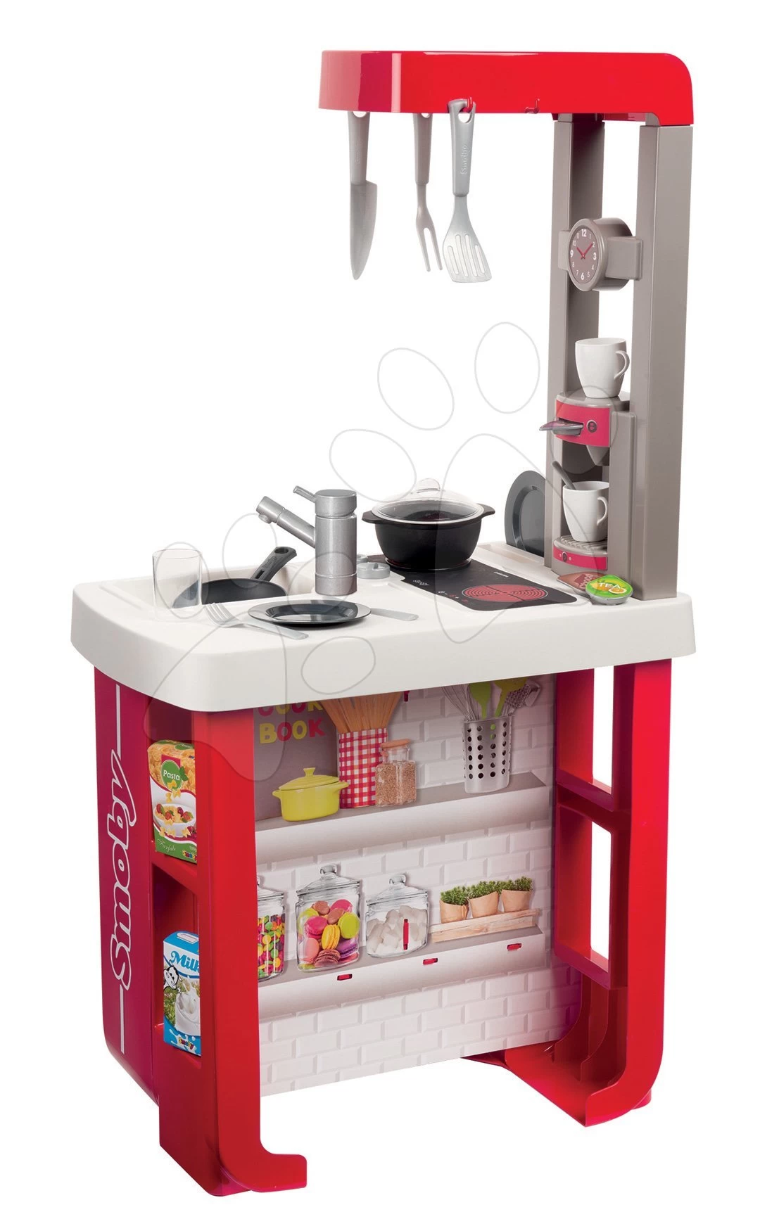 Set Laden Supermarket Smoby Mit Elektronischer Registrierkasse Und Bon Appetit Küche Mit Kaffeemaschine – Bild 17