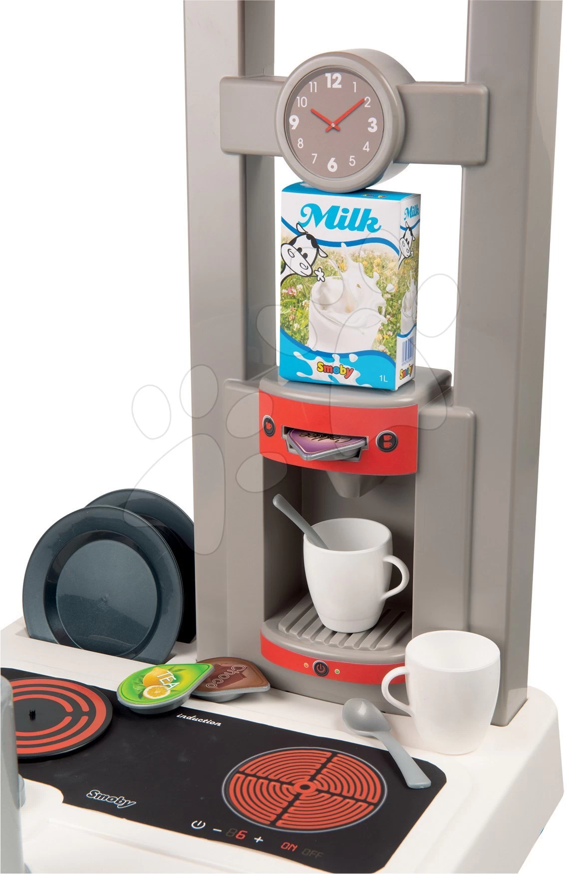 Set Laden Supermarket Smoby Mit Elektronischer Registrierkasse Und Bon Appetit Küche Mit Kaffeemaschine – Bild 20