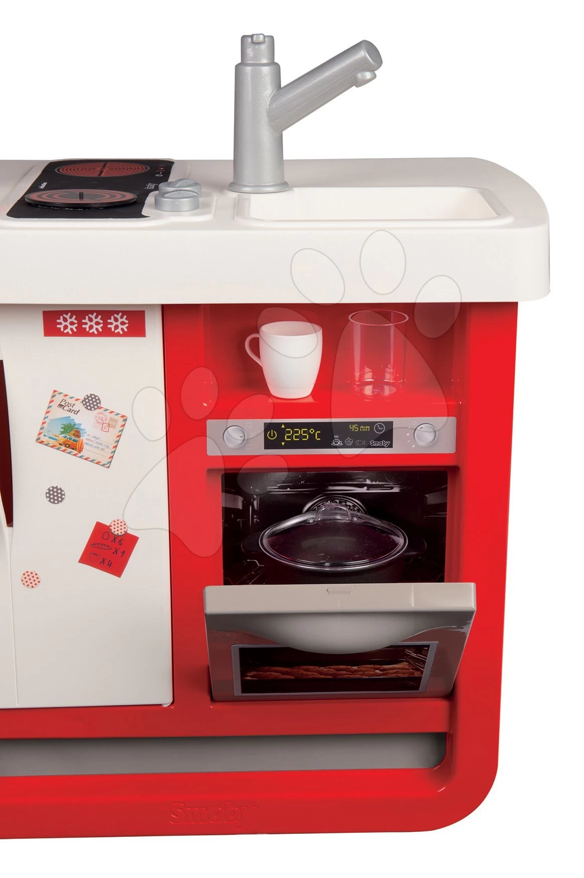 Set Laden Supermarket Smoby Mit Elektronischer Registrierkasse Und Bon Appetit Küche Mit Kaffeemaschine – Bild 19