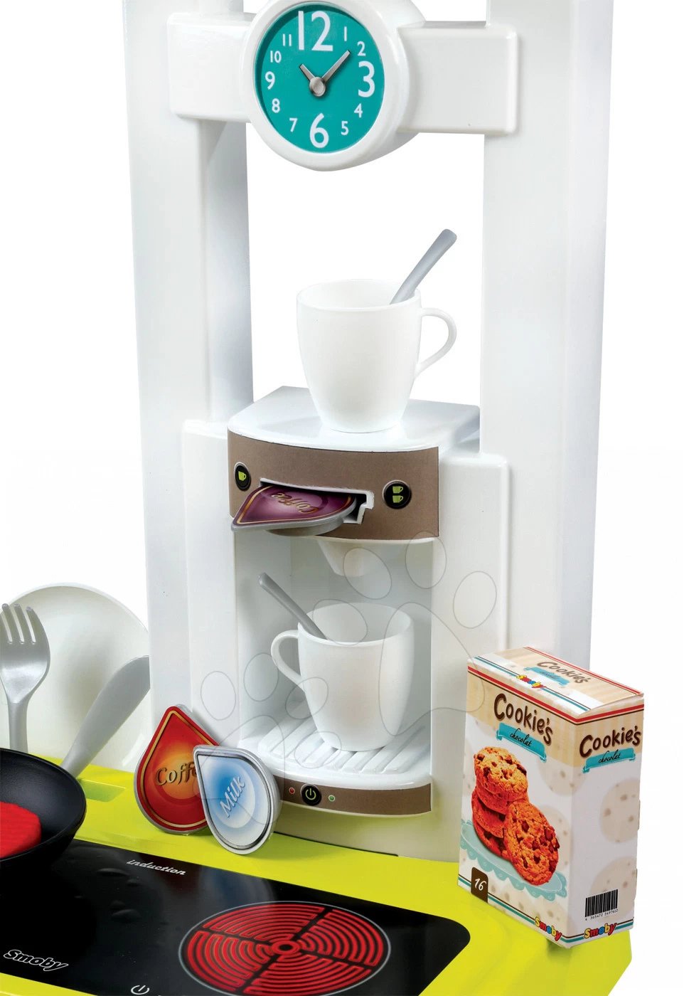 Set Shop Mit Lebensmitteln Market Smoby Und Küche Cherry Elektronisch, Grün – Bild 14