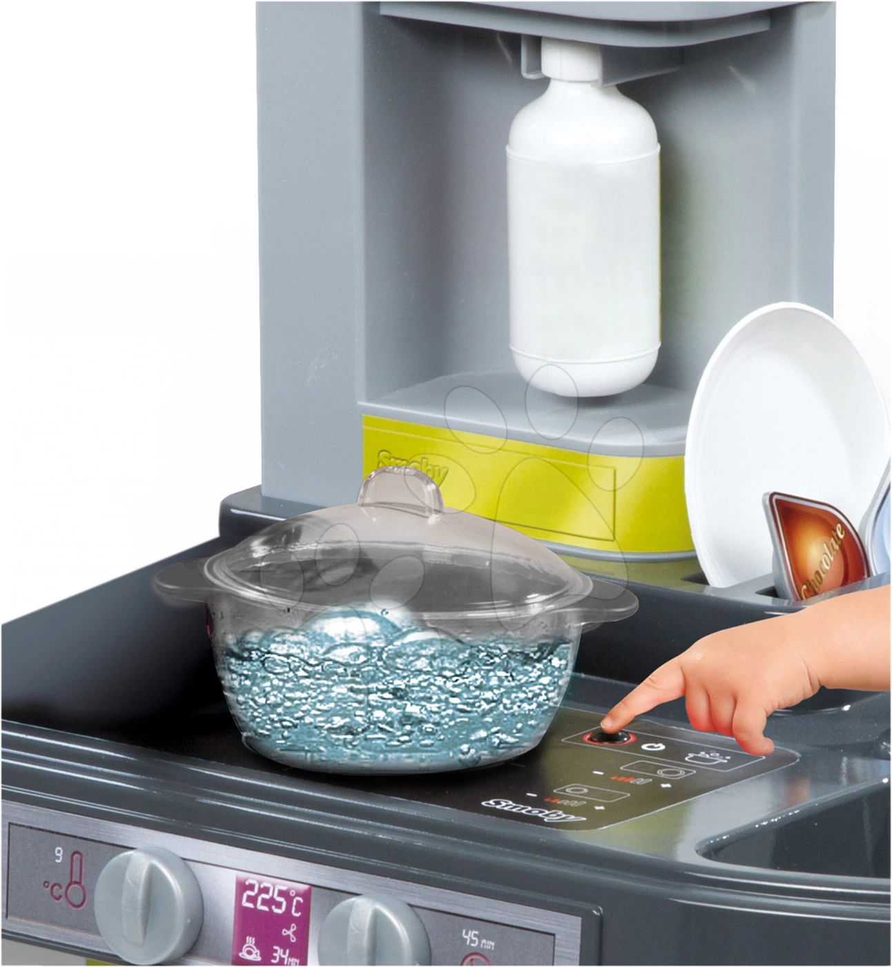 Werkstattset Black+Decker Smoby Elektronisch Und Küche Tefal Studio BBQ Mit Magischem Sprudeln – Bild 7