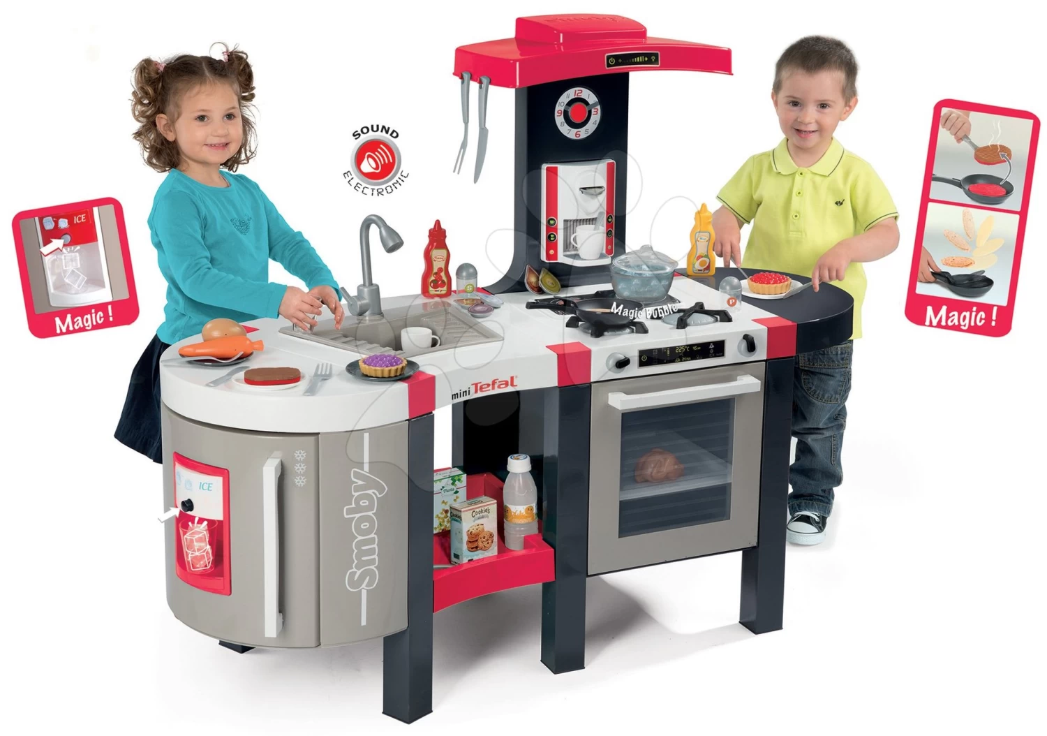 Set Café Mit Espresso-Kaffeemaschine Coffee House Smoby Und Küche Tefal French Touch Bubble – Bild 6