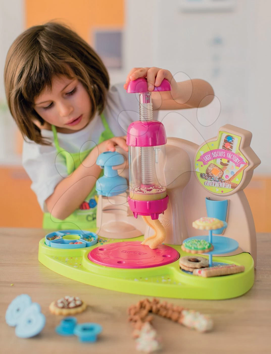 Set Bäckerei Mit Kuchen Baguette & Croissant Bäckerei Smoby Mit Elektronischer Registrierkasse Und Spiel-Kochbuch Kuchen Backen Mit Rezepten – Bild 13