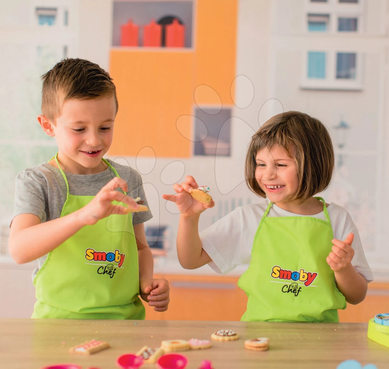 Set Bäckerei Mit Kuchen Baguette & Croissant Bäckerei Smoby Mit Elektronischer Registrierkasse Und Spiel-Kochbuch Kuchen Backen Mit Rezepten – Bild 14