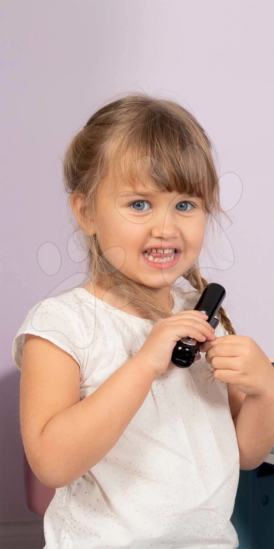 Friseurin Mit Elektronischem Haartrockner My Beauty Hair Set Smoby Mit Lockenstab, Kammbürste Und Haarschmucks 14*5*13 Cm SM320144 – Bild 8