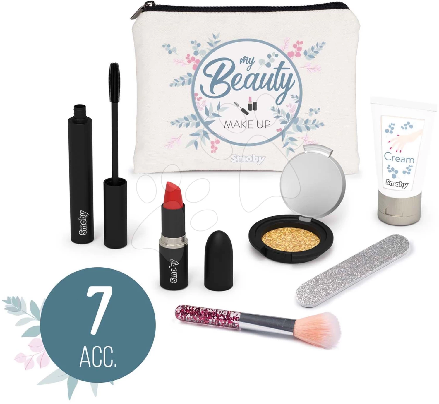 Kosmetiktasche Mit Kosmetik My Beauty Make Up Set Smoby Mit Einer Spirale, Lippenstift, Lidschatten Mit Einem Pinsel Und Einer Nagelfeile 320150W – Bild 17