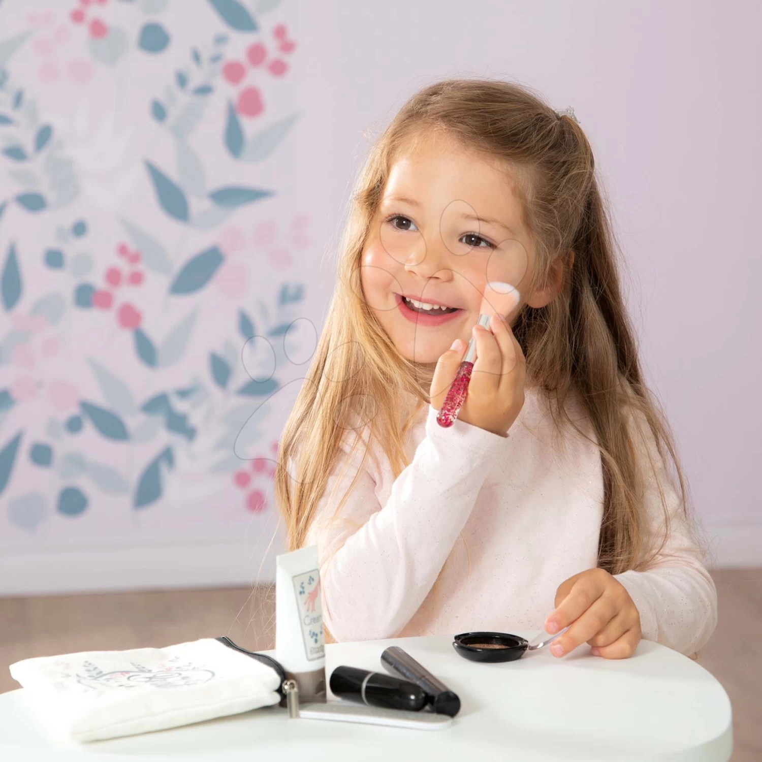 Kosmetiktasche Mit Kosmetik My Beauty Make Up Set Smoby Mit Einer Spirale, Lippenstift, Lidschatten Mit Einem Pinsel Und Einer Nagelfeile 320150W – Bild 2