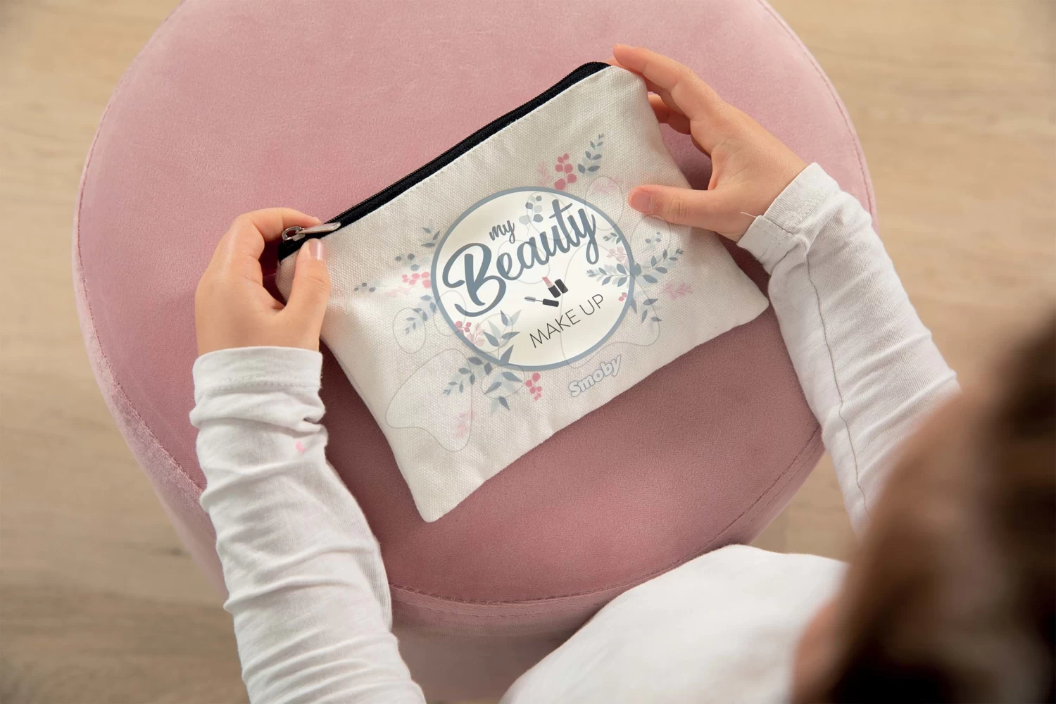 Kosmetiktasche Mit Kosmetik My Beauty Make Up Set Smoby Mit Einer Spirale, Lippenstift, Lidschatten Mit Einem Pinsel Und Einer Nagelfeile 320150W – Bild 6