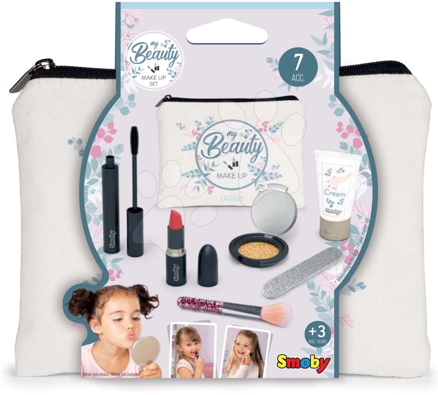 Kosmetiktasche Mit Kosmetik My Beauty Make Up Set Smoby Mit Einer Spirale, Lippenstift, Lidschatten Mit Einem Pinsel Und Einer Nagelfeile 320150W – Bild 14
