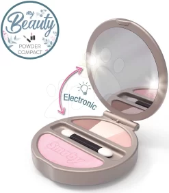 Gesichtspuder My Beauty Powder Compact Smoby Mit Spiegel Und Licht Und Lidschatten SM320151