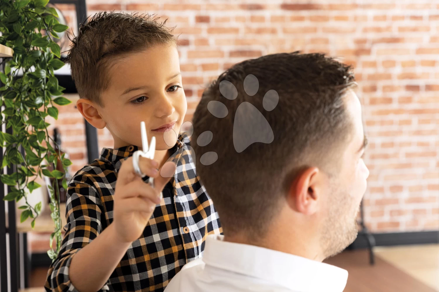 Elektronischer Friseurgürtel Barber&Cut Ceinture Smoby Mit Schere, Rasierer, Trimmer, Fön, Rasierpinsel Und 10 Zubehörteilen – Bild 5