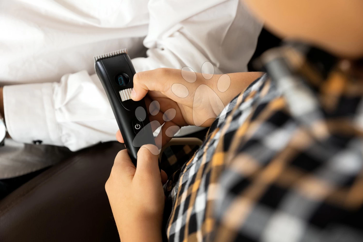 Elektronischer Friseurgürtel Barber&Cut Ceinture Smoby Mit Schere, Rasierer, Trimmer, Fön, Rasierpinsel Und 10 Zubehörteilen – Bild 10