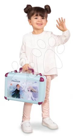 Kosmetikkoffer Frozen My Beauty Vanity Smoby Für Friseur, Nagelstudio Und Make-up Kosmetikerin Mit 13 Zubehörteilen SM320153