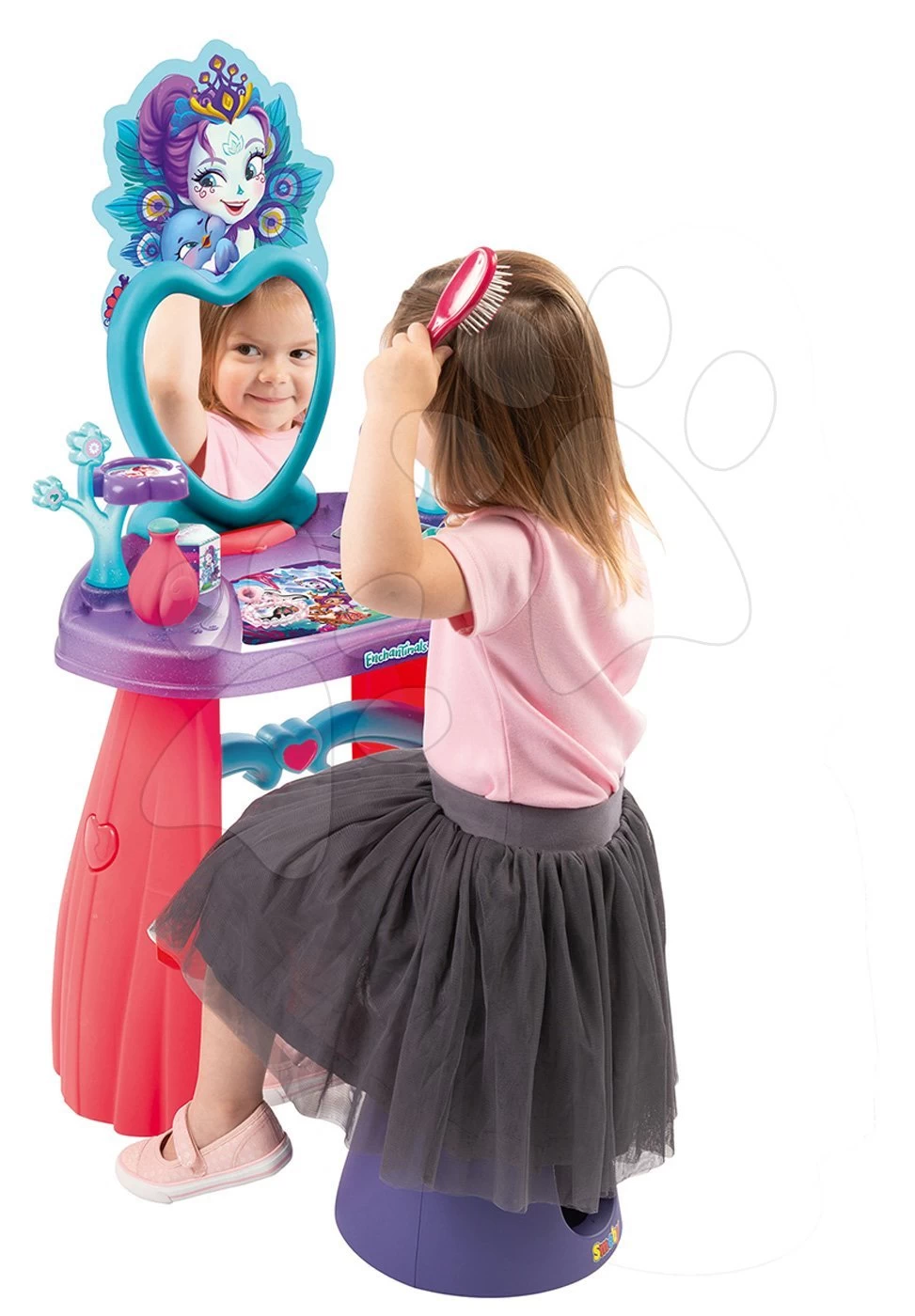 Kosmetiktisch Enchantimals Smoby Mit Stuhl Und 10 Zubehörtelen – Bild 2