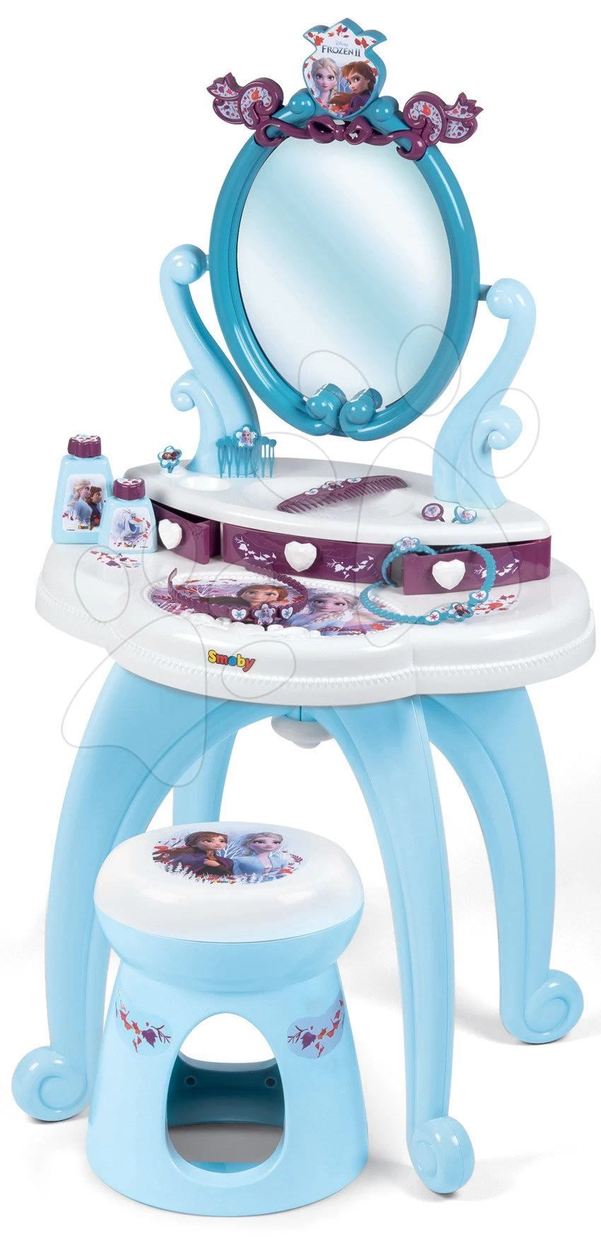 Set Shop Mit Wagen Supermarket Smoby Und Kosmetiktisch Princess 2in1 Mit Stuhl â Bild 6